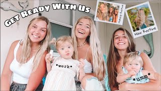 Get Ready With Me on Vacation hair skin makeup routine  YOUNG MOM VLOGS [upl. by Meisel]