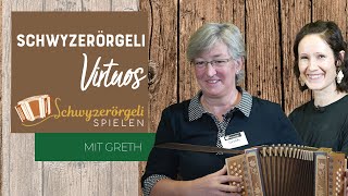 Schwyzerörgeli virtuos Greth  Philipp und Chrige im Schuss [upl. by Savinirs]