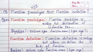 function prototype and function definition in c  function definition and prototype example in c [upl. by Nahem]