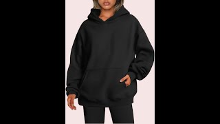 EFAN Womens Hoodies Oversized Sweatshirts Pullover Fleece Sweaters Long sweatshirts for women [upl. by Vinny]