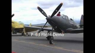 KING COBRA P63 AEROBATIC FLIGHT DEMO [upl. by Oflodur]