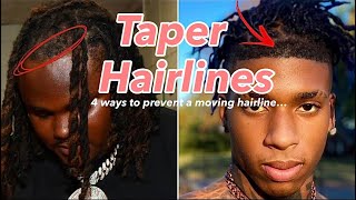 How To Preserve Your Dreadlock Tapered Hairline  DONquotT MAKE THESE MISTAKES [upl. by Anniroc489]