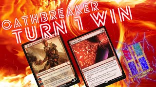 How to Win An Oathbreaker Game On Turrn 1 Tibalt the FiendBlooded Jeskas Will MTG EDH gameplay [upl. by Alicirp]