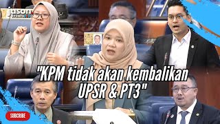 Fadhlina Sidek jawab soalan mengenai pengembalian UPSR amp PT3 [upl. by Nahttam764]