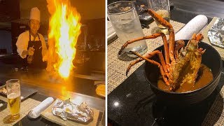 Teppanyaki Usulü Yemek  Japonya [upl. by Bloomer]