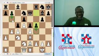 Recap of Round 8 US Women Chess Championship 2024 [upl. by Hulton]