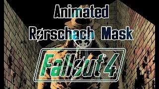 Animated Rorschach Mask  Fallout 4 mod teaser [upl. by Rihat413]