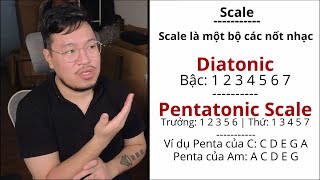 Nhạc Lý Giải nghĩa dễ hiểu Diatonic Scale Pentatonic Chromatic để chơi fingerstyle intro [upl. by Ytsur748]