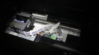 Canon Imageprograf Pro 1000 Printer In Action  Printhead and Paper Handling [upl. by Katuscha]