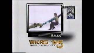 February 21 1992 WKRG ID Figure Skating Winter Olympics [upl. by Eldnik521]