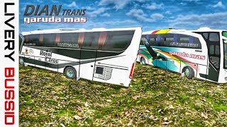 Bussid Ori  Livery Garuda Mas amp Dian Trans SR1 [upl. by Atalie770]