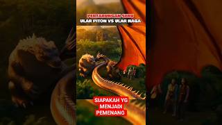 ULAR NAGA VS ULAR PITON RAKSASA [upl. by Inittirb]