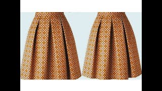 How to cut a box pleat maxi skirt [upl. by Lala]