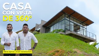 CASA 360° de VISTAS al CIELO y NATURALEZA en 1 PLANTA  Obras Ajenas  ARIAH CONSTRUCTORA [upl. by Heidie]