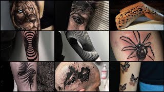 100photos tattoo dark tattoo 3D [upl. by Goldston]