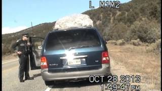 New Mexico state police traffic stop and ensuing chase [upl. by Hermione]