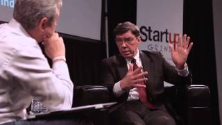 Clayton Christensen Interview with Mark Suster at Startup Grind 2013 [upl. by Ansilma5]