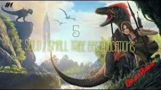 ARK Survival Evolved 5 SOLO  SMALL TRIBE Base Locations on RAGNAROK  Base Locations 1 [upl. by Aicenev906]