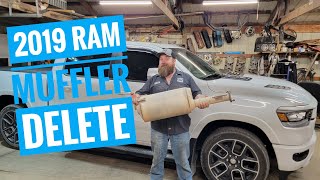 2019 ram 1500 muffler delete [upl. by Notselrahc]