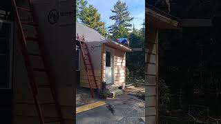 Adding onto the cabin Mudroom [upl. by Hubey]