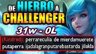 ¡KINDRED RIVAL SE VUELVE COMPLETAMENTE LOCA  Hierro a CHALLENGER  DIA 6 [upl. by Aenneea409]