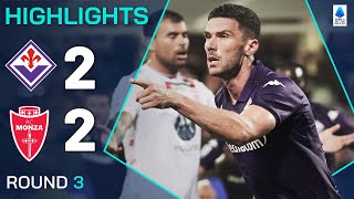 FIORENTINAMONZA 22  HIGHLIGHTS  Gosens’ late goal rescues draw for La Viola  Serie A 202425 [upl. by Oletta]