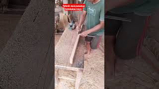 Tehnik menyamakan ketebalan kayu woodworking [upl. by Helprin]