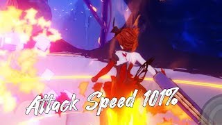 Honkai Impact 3  Blood rose Attack Speed 101 [upl. by Lari552]