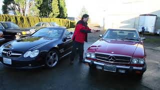 Mercedes SL Convertible R107 Rolling Restoration Part 1 Finding the Right One [upl. by Eugenides]