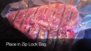 Porterhouse Steak—StoveTop Sous Vide [upl. by Pillow]