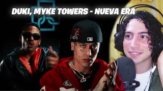 REACCION A DUKI Myke Towers  Nueva Era [upl. by Eniac]