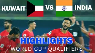 India Edges Kuwait 10 in HardFought  FIFA world cup 2026 qualifiers  Match Highlights  LIVE [upl. by Adlee]