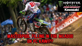 Ty Masterpool Rumored To Have FillIn Offer On Monster Energy Pro Circuit Kawaski For 2024 Outdoors [upl. by Emelita]