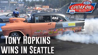 Tony Hopkins wins Super Street at FlavRPac NHRA Northwest Nationals [upl. by Vonni866]