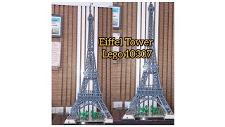 Eiffel Tower using Lego 10307  Learning and playing with Lego  Lego 10307 [upl. by Guthrey]