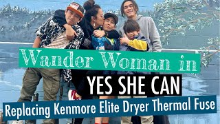 Replacing Thermal Fuse in Kenmore Elite Dryer wanderwoman2171 [upl. by Lashoh]