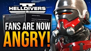 Helldivers 2  Patch NEWS Fans Upset amp DEV Update [upl. by Tecu]