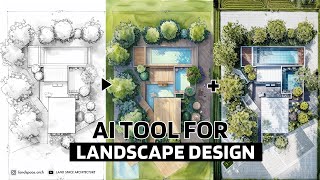 AI Tool for Landscape Design  Sketch to Rendering  Rendering Style Fusion [upl. by Stagg]