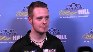 Interview  Max Hopp Shocks Mervyn King At Ally Pally [upl. by Elidad921]