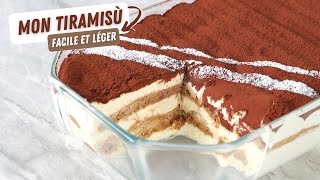 Le MEILLEUR TIRAMISU FACILE et LÉGER  Recette des Biscuits Cuillère quotMaisonquot [upl. by Nainatrad302]