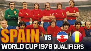 SPAIN 🇪🇸 World Cup 1978 Qualification All Matches Highlights  Road to Argentina [upl. by Clarie]