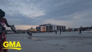 Florida authorities crack down after shooting on Jacksonville Beach [upl. by Dixie]