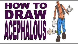 How to draw AcephalOus FNaTI [upl. by Estella]