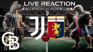 JUVE GENOA  LIVE REACTION [upl. by Ark]