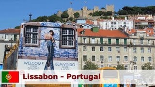 Portugal Lissabon  Eine Stadtrundfahrt entlang der schönsten Sehenswürdigkeiten [upl. by Novyat]