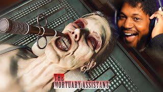 the MOST DISRESPECTFUL jumpscares The Mortuary Assistant [upl. by Alvira]