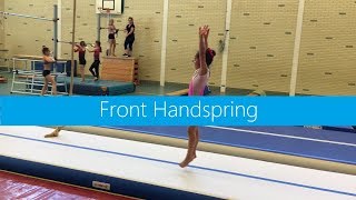 Front Handspring » Acrobatics amp Airtracks [upl. by Llorre94]