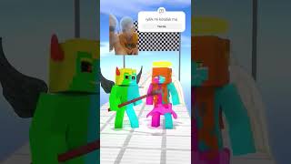 Minecraft melek ve şeytan minecraft minecraftanimation roblox keşfet shortvideo viralvideo [upl. by Anidem]