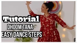 Tutorial Dhoom tana  easy dance steps for wedding [upl. by Wise]