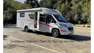 Suspension Upgrade to Fiat Ducato campervan [upl. by Ahsinhoj]